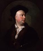 Thomas Hudson Portrait of Alexander van Aken oil painting artist